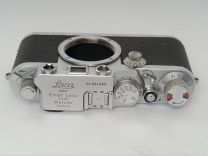 Leica IIIf chrom red Dial Gehäuse Art. LOOHW – sehr guter Zustand