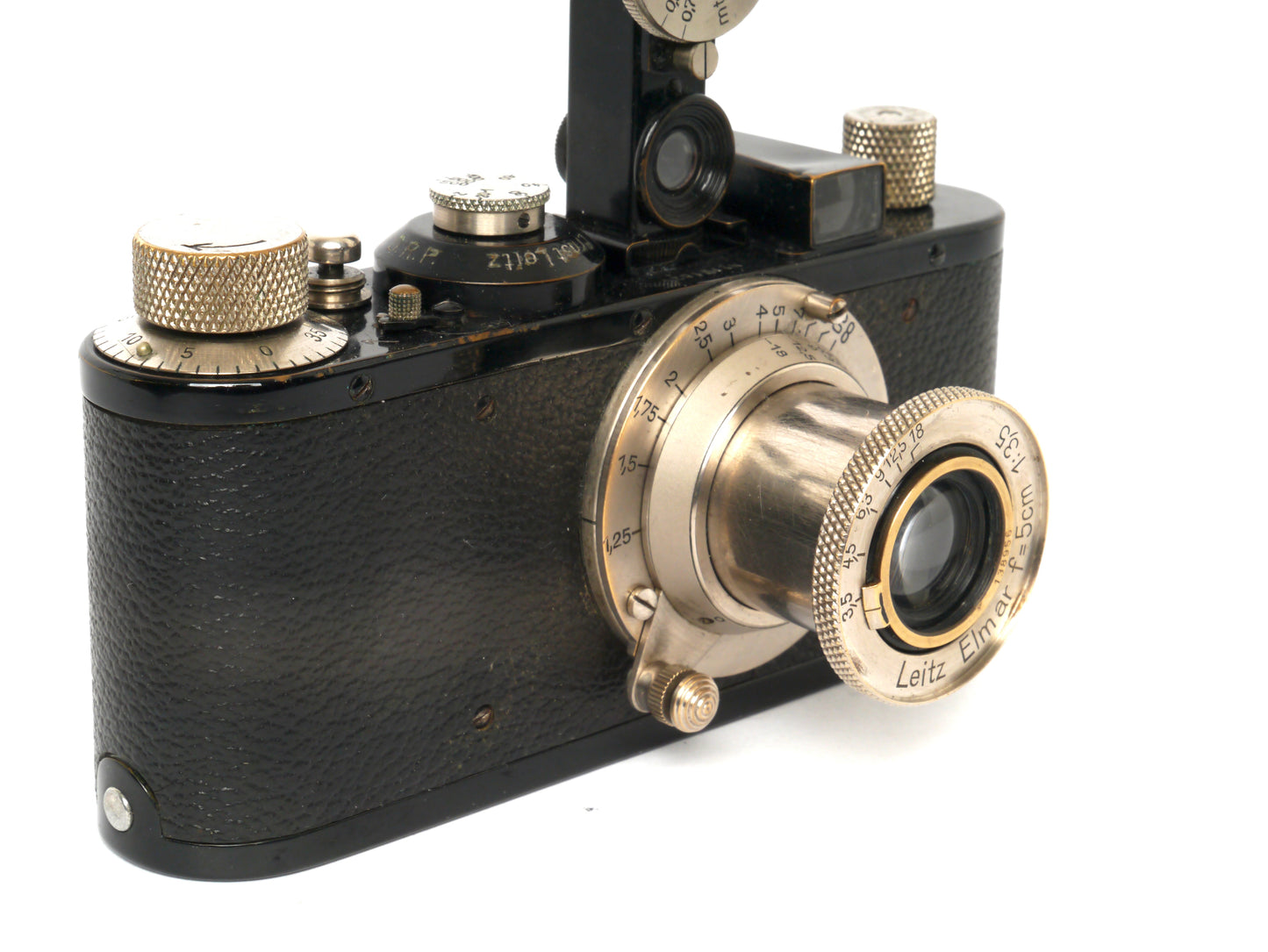 Leica Standard ( ModeI E ) mit Elmar 3,5/ 5 cm nickel – guter Zustand
