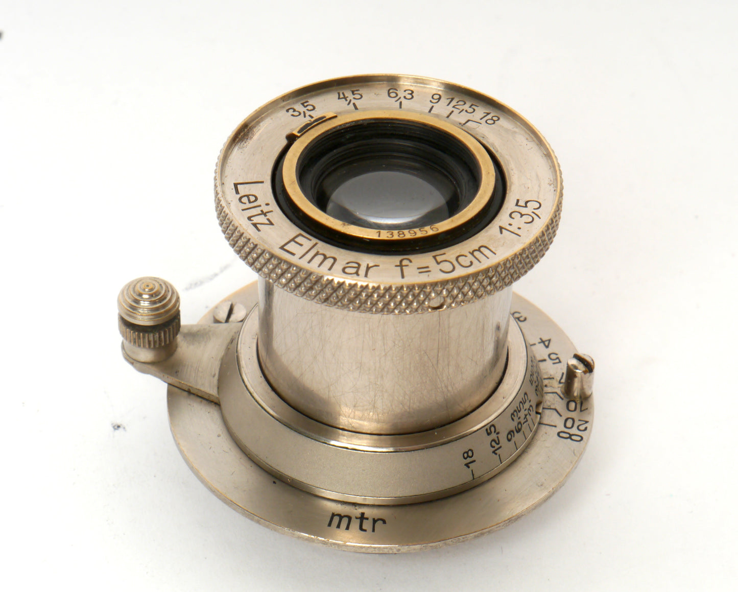 Leica Standard ( ModeI E ) mit Elmar 3,5/ 5 cm nickel – guter Zustand