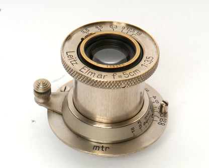 Leica Standard ( ModeI E ) mit Elmar 3,5/ 5 cm nickel – guter Zustand