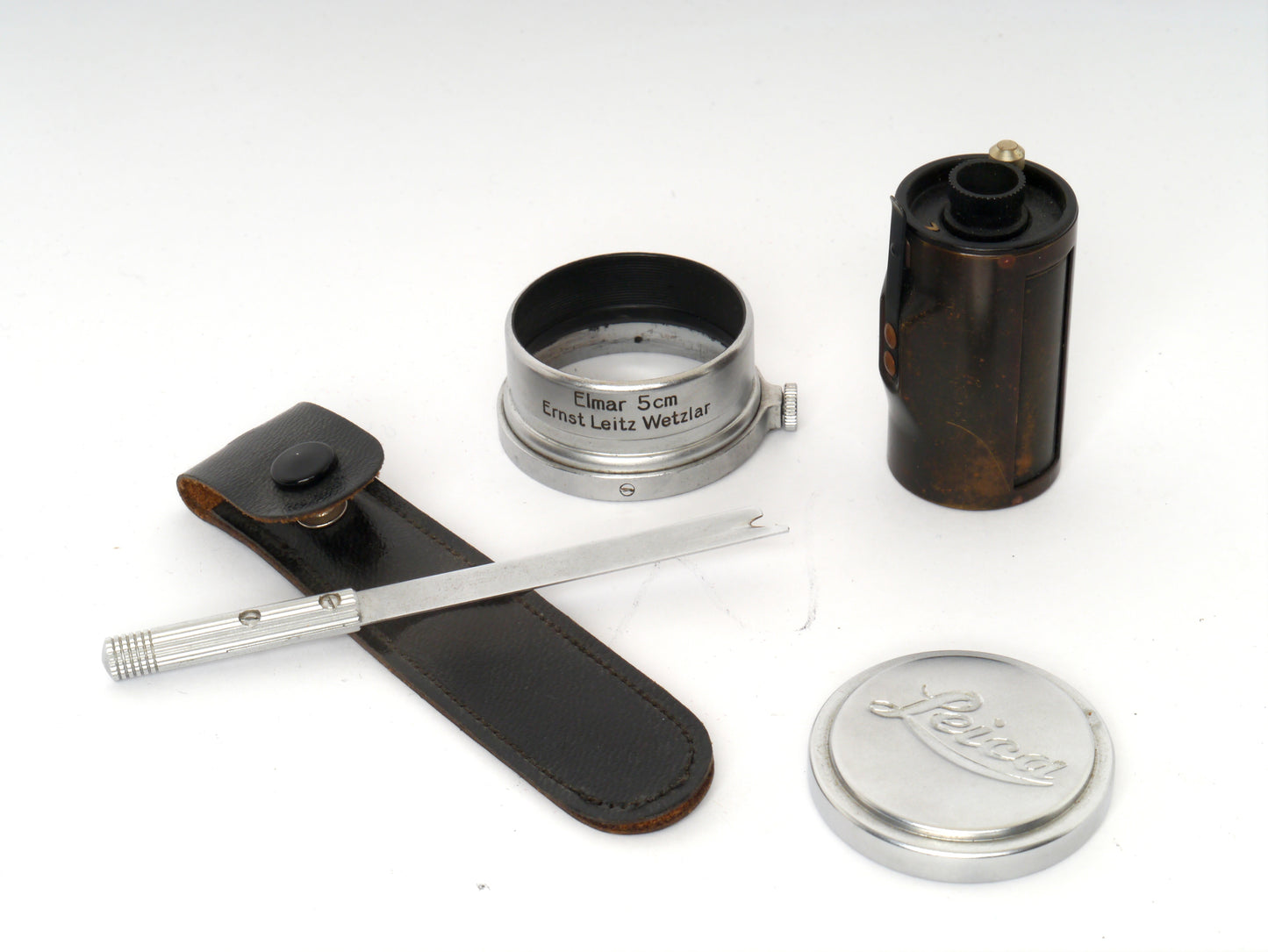 Leica Standard ( ModeI E ) mit Elmar 3,5/ 5 cm nickel – guter Zustand