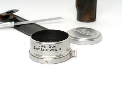 Leica Standard ( ModeI E ) mit Elmar 3,5/ 5 cm nickel – guter Zustand