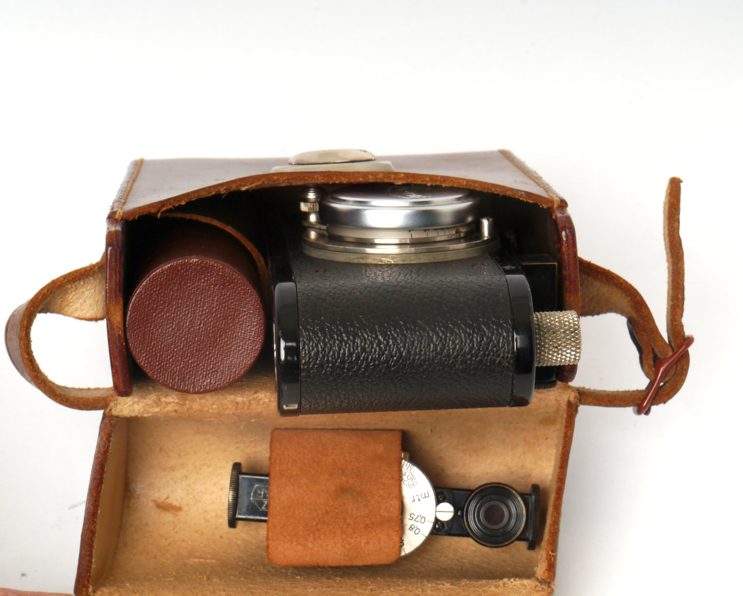 Leica Standard ( ModeI E ) mit Elmar 3,5/ 5 cm nickel – guter Zustand