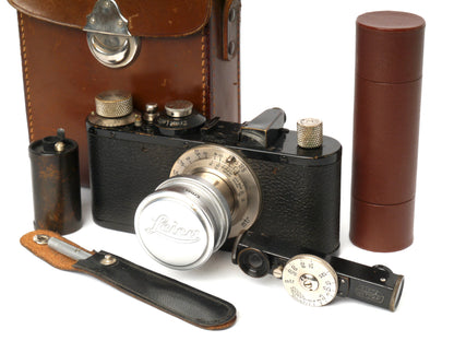 Leica Standard ( ModeI E ) mit Elmar 3,5/ 5 cm nickel – guter Zustand