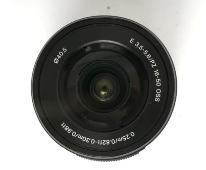 Sony E 3,5-5,6/ 16-50mm OSS schwarz Objektiv – guter Zustand