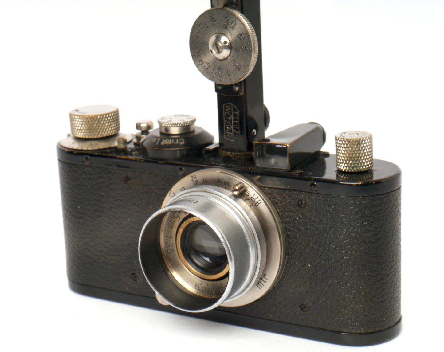 Leica Standard ( ModeI E ) mit Elmar 3,5/ 5 cm nickel – guter Zustand