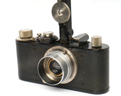 Leica Standard ( ModeI E ) mit Elmar 3,5/ 5 cm nickel – guter Zustand