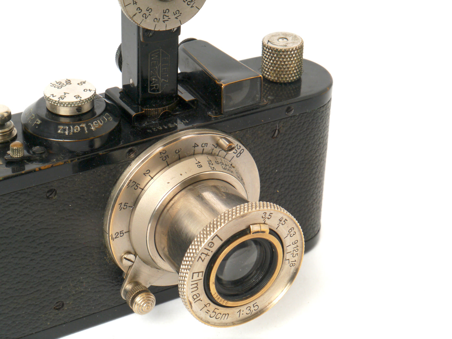 Leica Standard ( ModeI E ) mit Elmar 3,5/ 5 cm nickel – guter Zustand