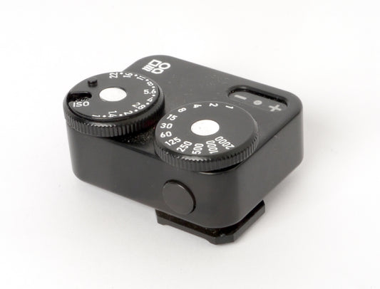 DOOMO Meter D schwarz Belichtungsmesser für Leica M in sehr gutem, voll funktionsfähigem Zustand.