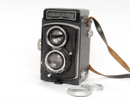 Rollei Rolleicord II Model 4, Set mit Carl Zeiss Triotar 3,5/ 75mm – außergewöhnliches Sammlerset – sehr guter Zustand