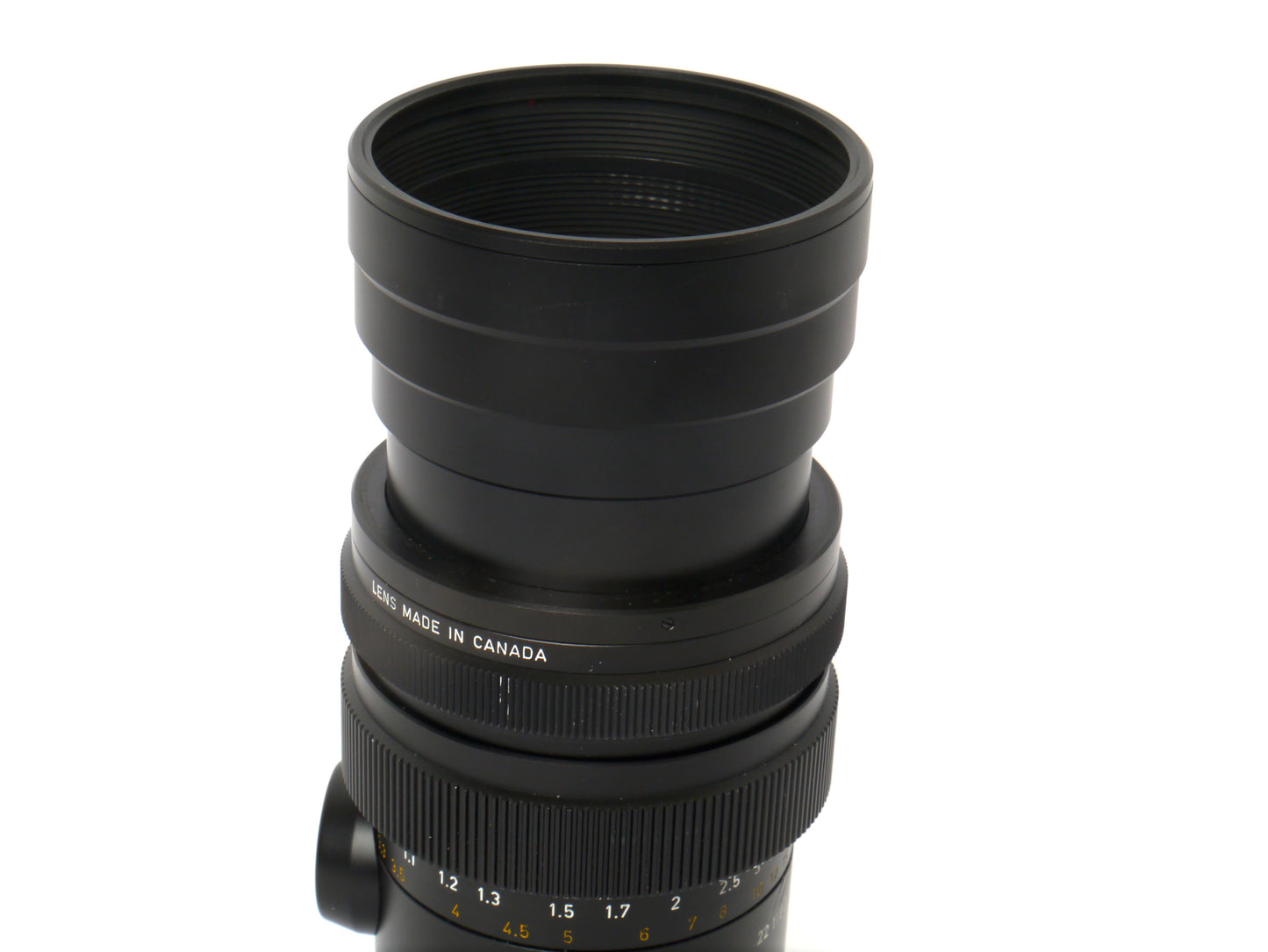 Leica Summicron M 2/90mm schwarz Art. 11123, 2. Version mit * – guter Zustand