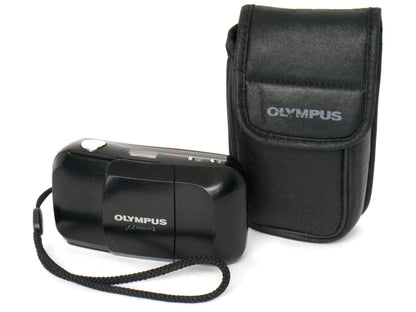 Olympus Mju-1 schwarz – guter Zustand mit Tasche