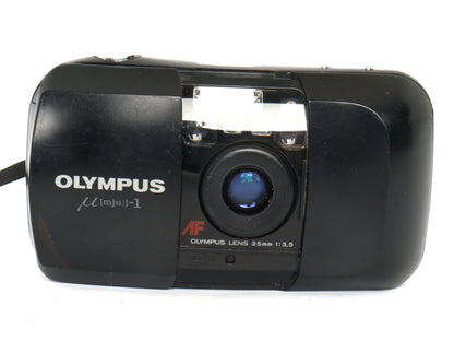 Olympus Mju-1 schwarz – guter Zustand mit Tasche