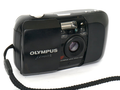 Olympus Mju-1 schwarz – guter Zustand mit Tasche