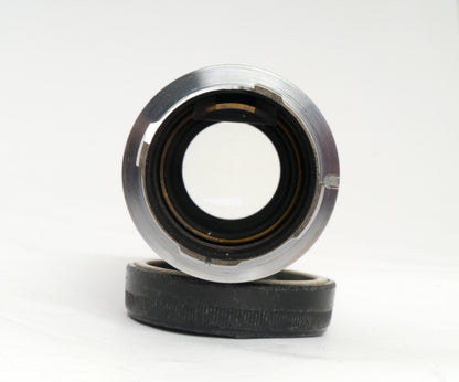 Leica Elmarit M 2,8/90mm chrom Art. 11129 – guter Zustand komplett Service