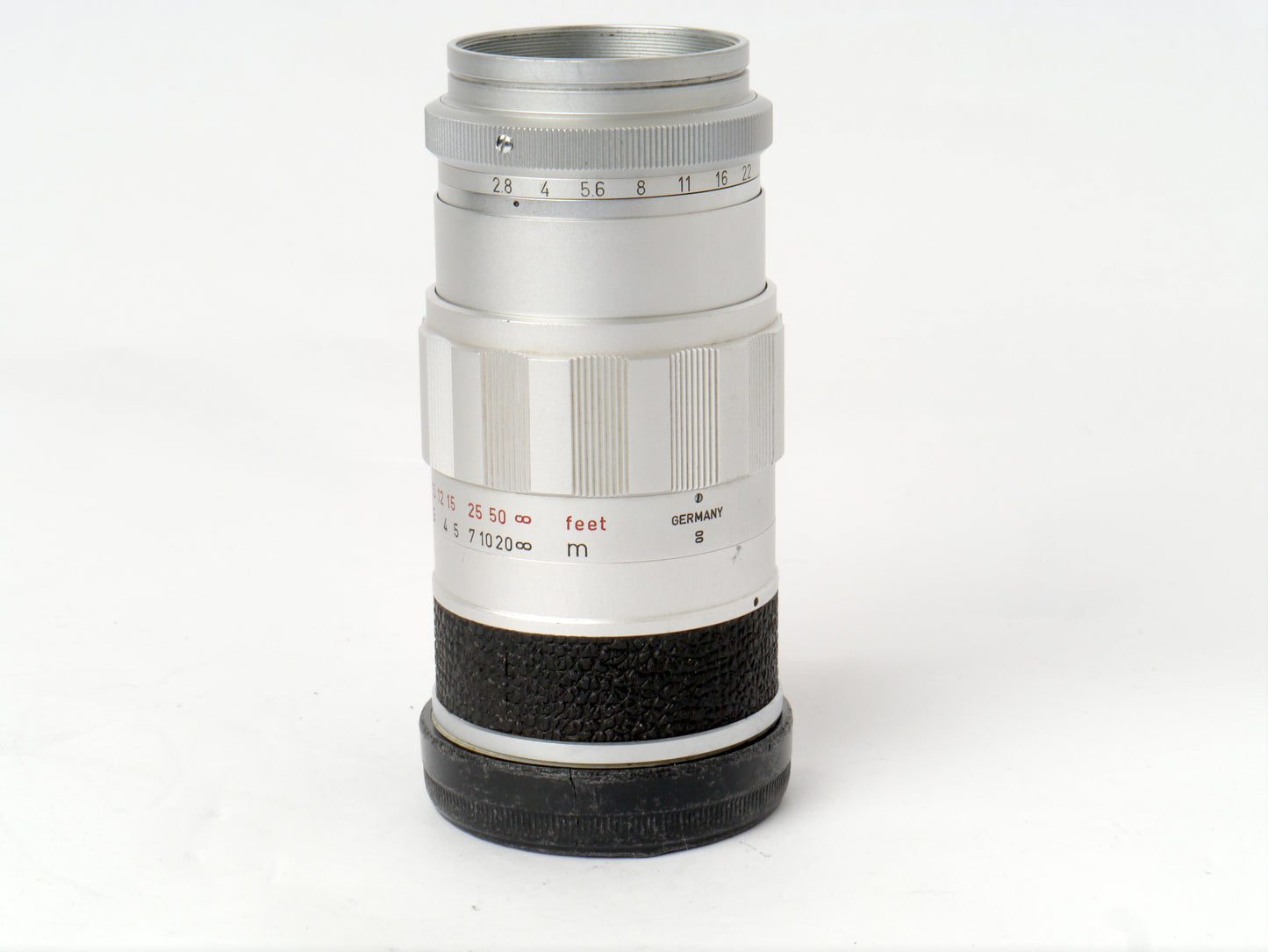 Leica Elmarit M 2,8/90mm chrom Art. 11129 – guter Zustand komplett Service