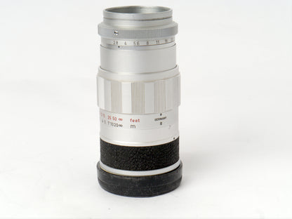 Leica Elmarit M 2,8/90mm chrom Art. 11129 – guter Zustand komplett Service