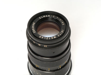 Leica Elmar-C 4/90mm Art.11540 – guter Zustand CLA Service