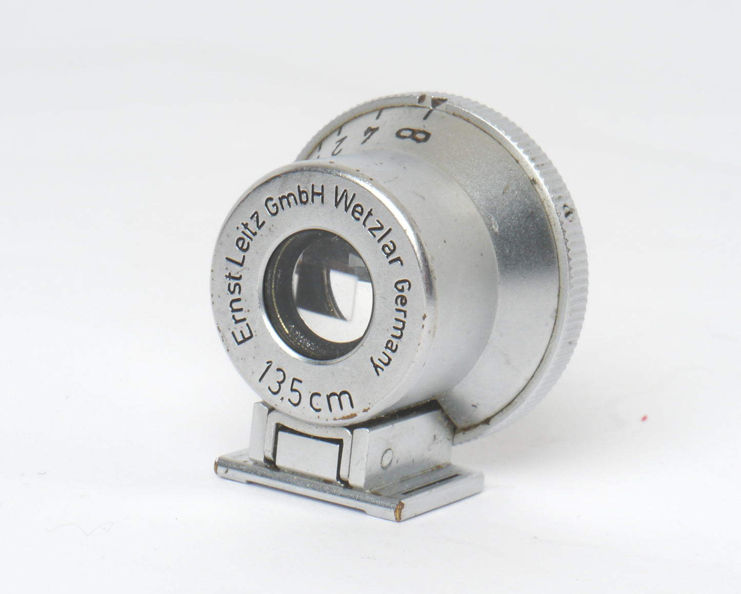 Leica Sucher SHOOC für 135mm chrom, GmbH Gravur – guter Zustand