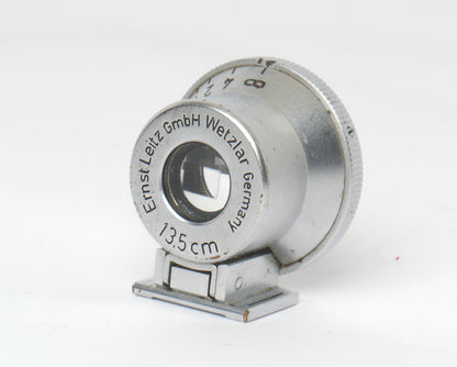 Leica Sucher SHOOC für 135mm chrom, GmbH Gravur – guter Zustand