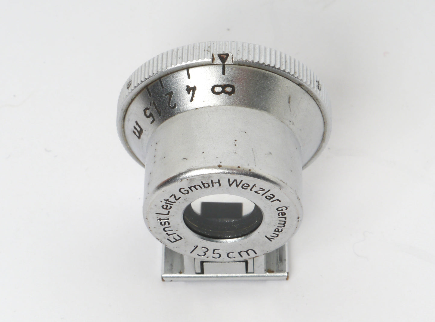Leica Sucher SHOOC für 135mm chrom, GmbH Gravur – guter Zustand
