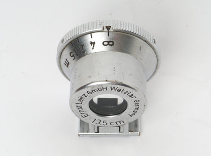 Leica Sucher SHOOC für 135mm chrom, GmbH Gravur – guter Zustand