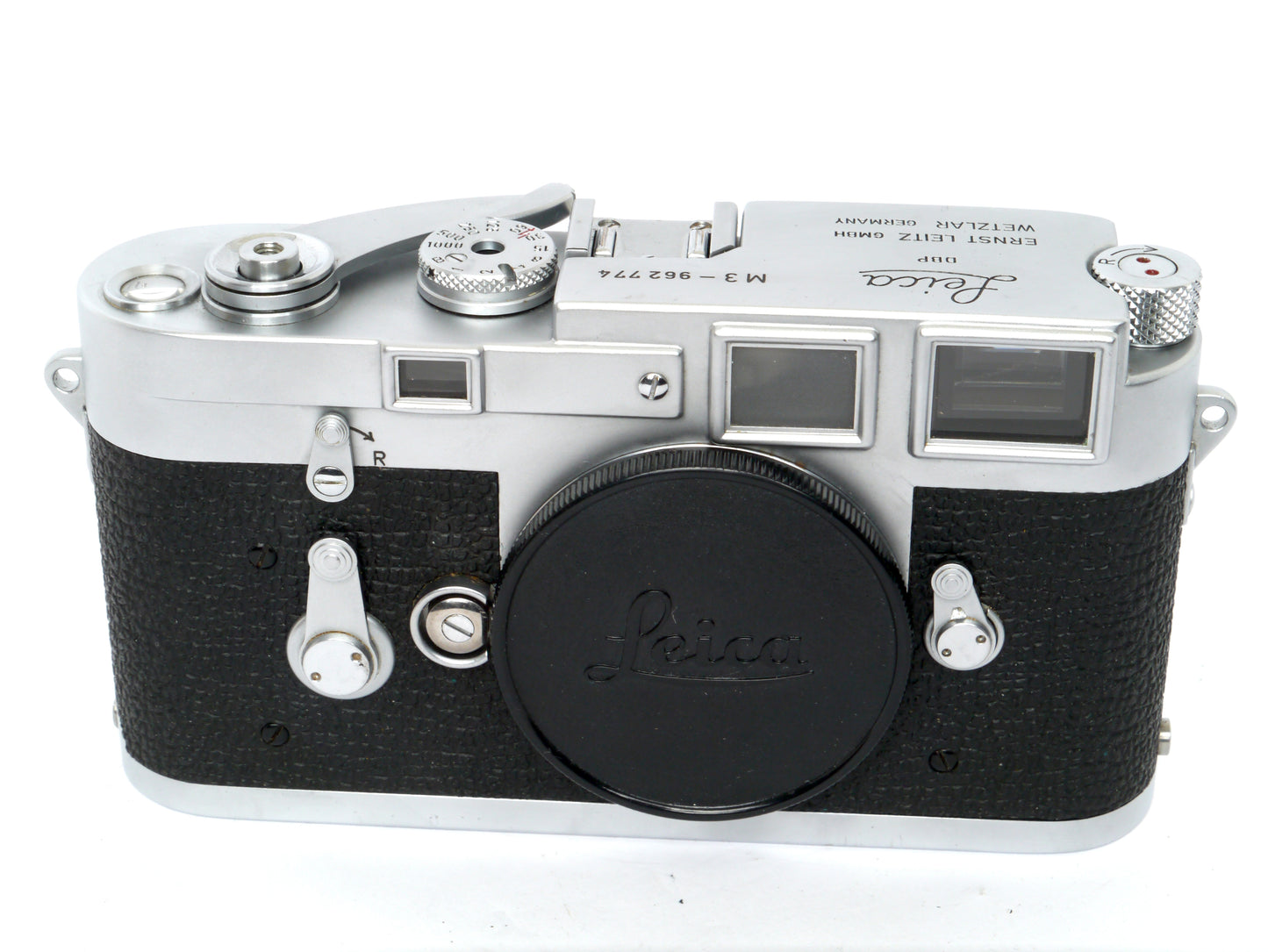 Leica M 3 Gehäuse chrom "Double Stroke" – sehr guter Zustand