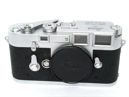 Leica M 3 Gehäuse chrom "Double Stroke" – sehr guter Zustand