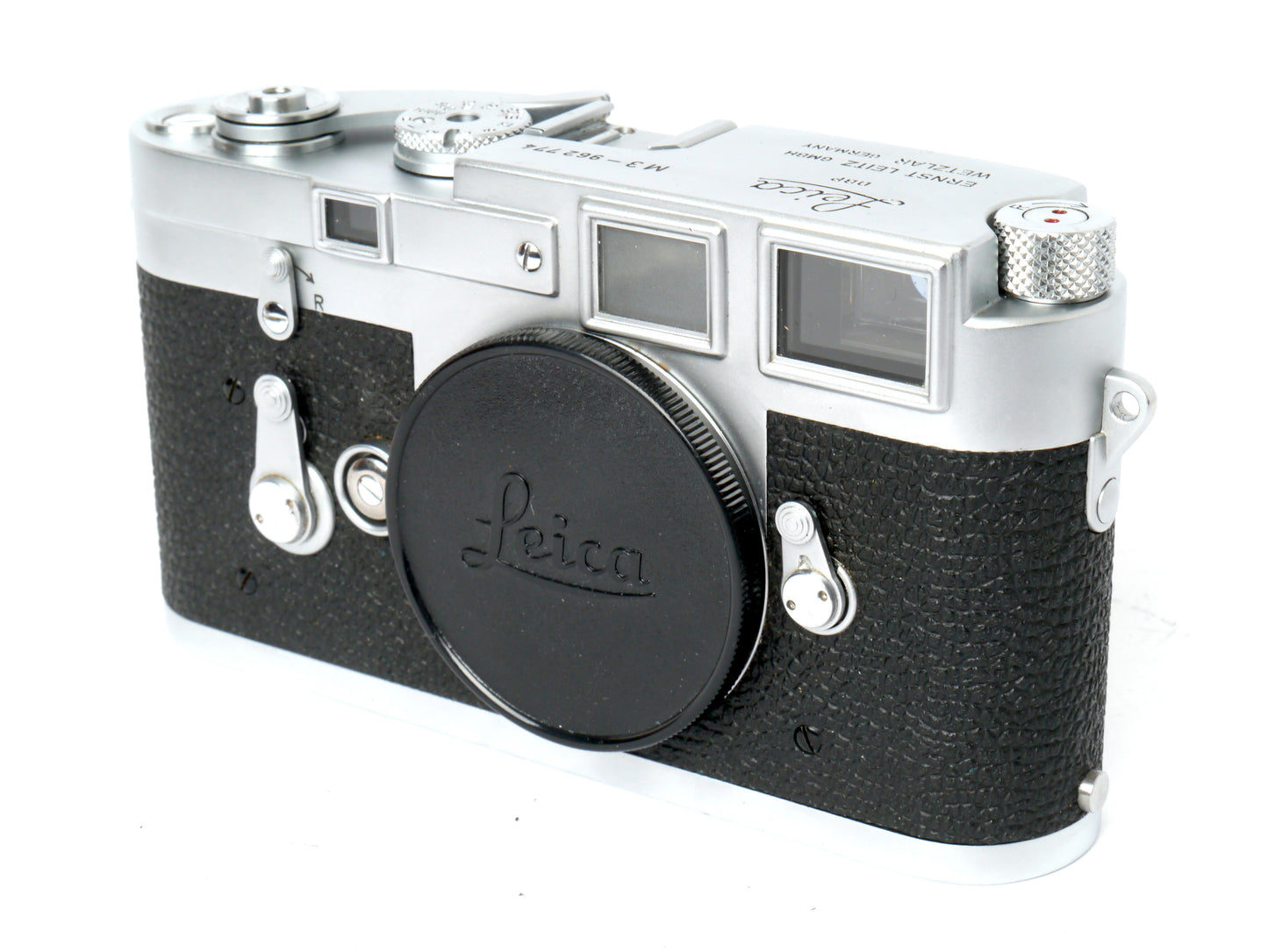 Leica M 3 Gehäuse chrom "Double Stroke" – sehr guter Zustand