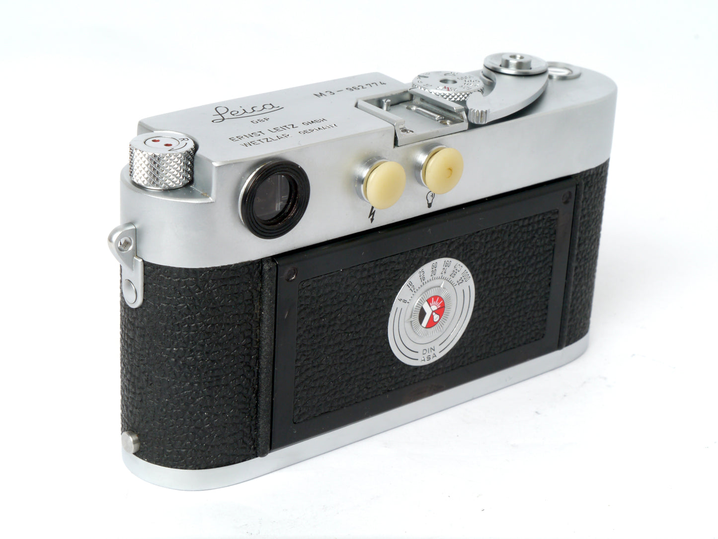 Leica M 3 Gehäuse chrom "Double Stroke" – sehr guter Zustand