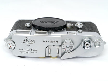Leica M 3 Gehäuse chrom "Double Stroke" – sehr guter Zustand
