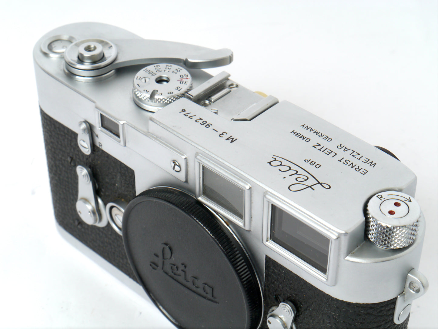 Leica M 3 Gehäuse chrom "Double Stroke" – sehr guter Zustand