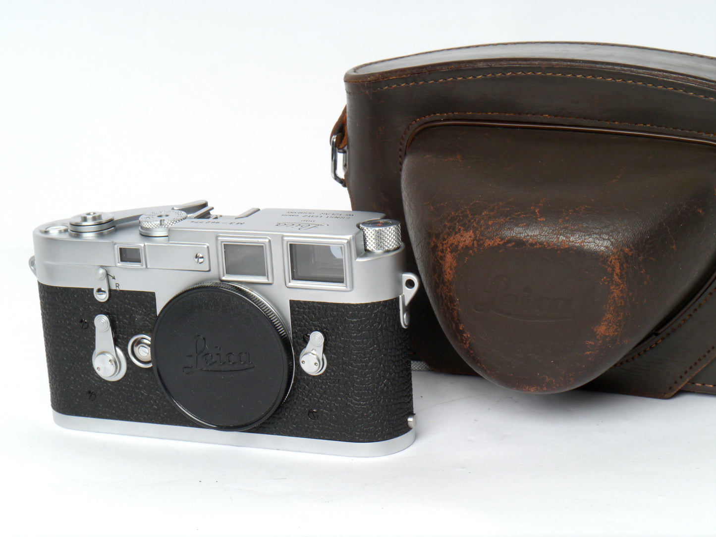 Leica M 3 Gehäuse chrom "Double Stroke" – sehr guter Zustand