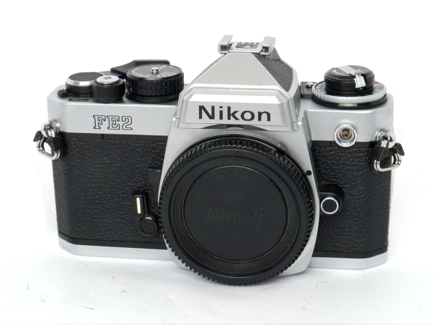 Nikon FE 2 Gehäuse chrom – sehr guter Zustand