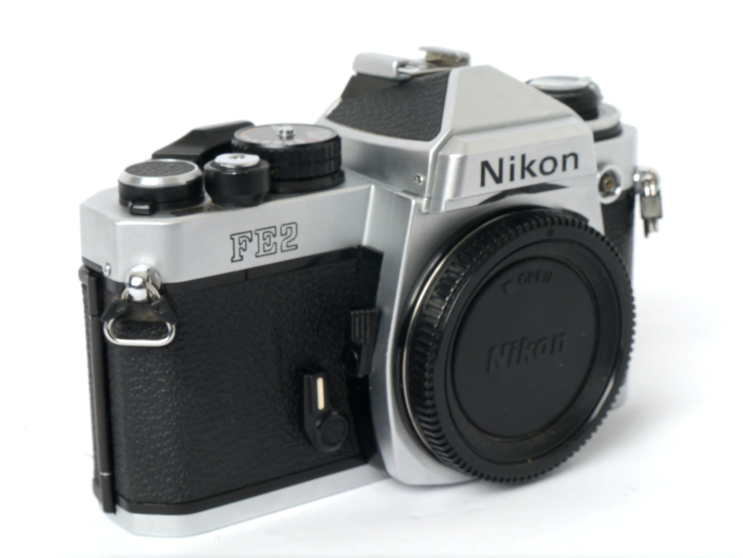Nikon FE 2 Gehäuse chrom – sehr guter Zustand