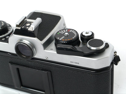 Nikon FE 2 Gehäuse chrom – sehr guter Zustand