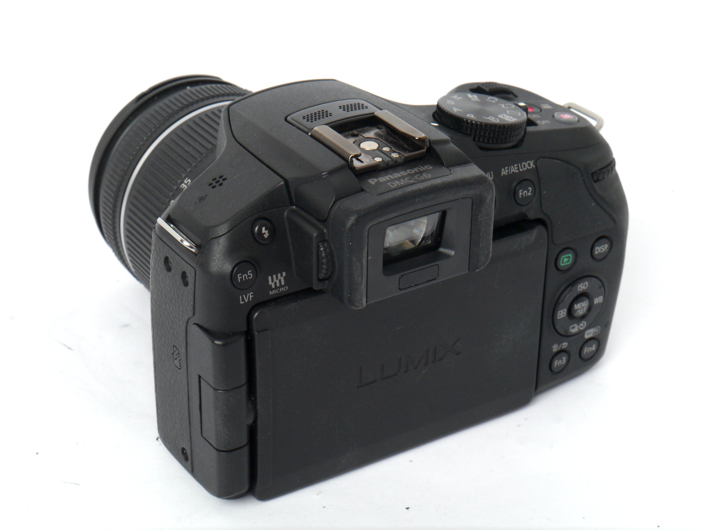 Panasonic Lumix G 6 Gehäuse mit Lumix Vario G 3,5-5,6/ 14-42mm ASPH OIS – sehr guter Zustand