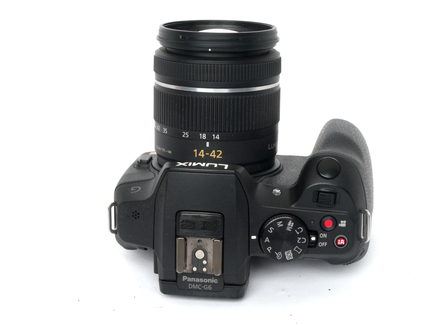 Panasonic Lumix G 6 Gehäuse mit Lumix Vario G 3,5-5,6/ 14-42mm ASPH OIS – sehr guter Zustand