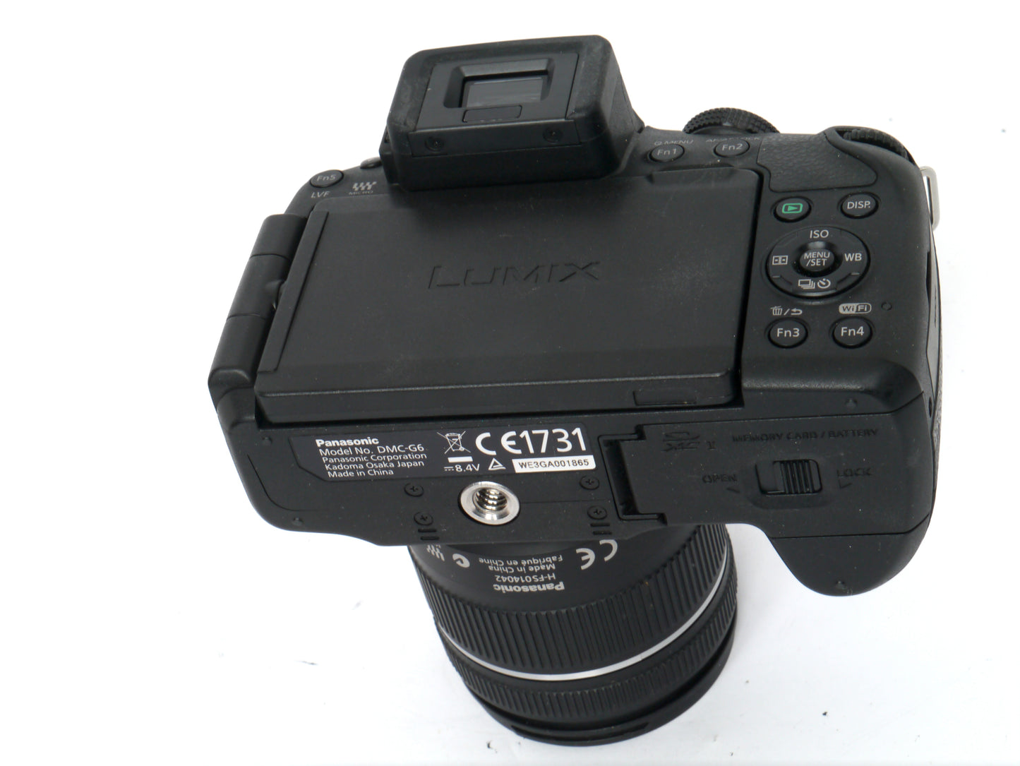 Panasonic Lumix G 6 Gehäuse mit Lumix Vario G 3,5-5,6/ 14-42mm ASPH OIS – sehr guter Zustand