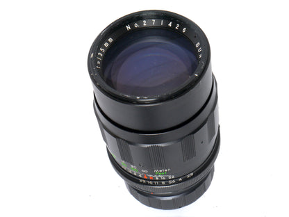 Fujica AZ-1 Gehäuse mit Fujinon 2,2/ 55mm und Suntar 2,8/ 135mm Tele mit WEP 2 x Teleconverter– guter Zustand