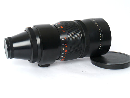 Pentacon MF 4/ 300mm mit M42 Adapter – sehr guter Zustand