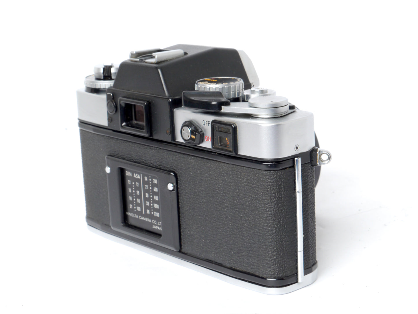 Minolta XE-1 Gehäuse chrom mit MD Rokkor 1,4/ 50mm – guter Zustand
