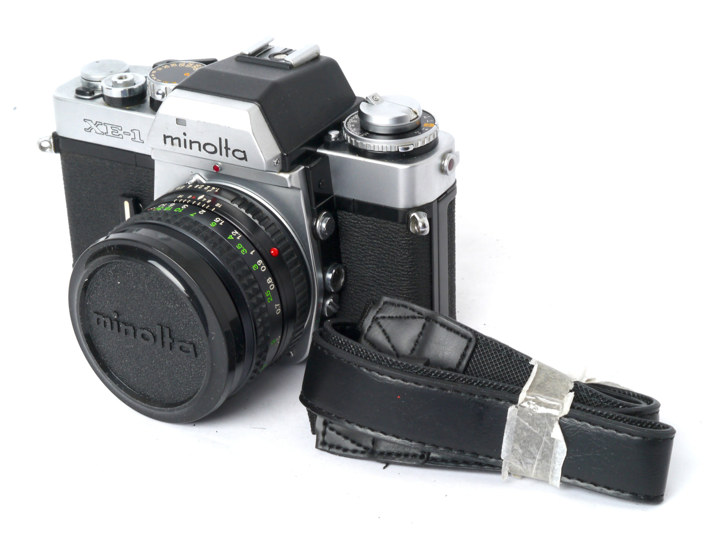 Minolta XE-1 Gehäuse chrom mit MD Rokkor 1,4/ 50mm – guter Zustand