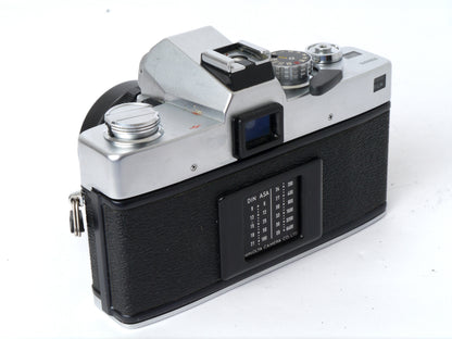 Minolta SRT 303 b Gehäuse chrom mit MC Rokkor-PF 1,7/ 55mm – guter Zustand