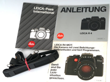 Leica R 4 Gehäuse schwarz  Art. 10043– sehr gut