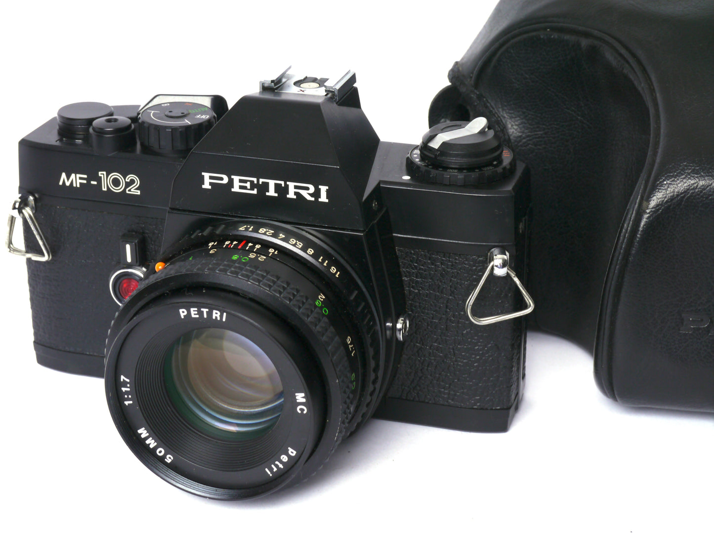 Petri MF-102 mit Petri MF 1,7/50mm MC – sehr gut