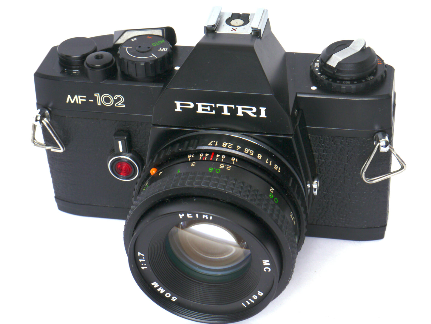 Petri MF-102 mit Petri MF 1,7/50mm MC – sehr gut