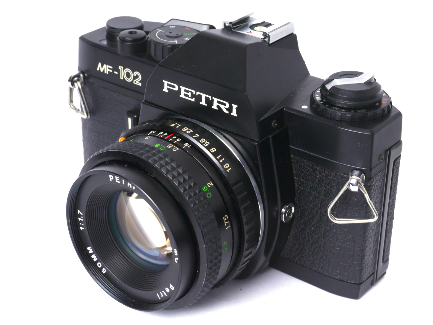 Petri MF-102 mit Petri MF 1,7/50mm MC – sehr gut