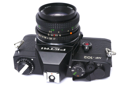 Petri MF-102 mit Petri MF 1,7/50mm MC – sehr gut