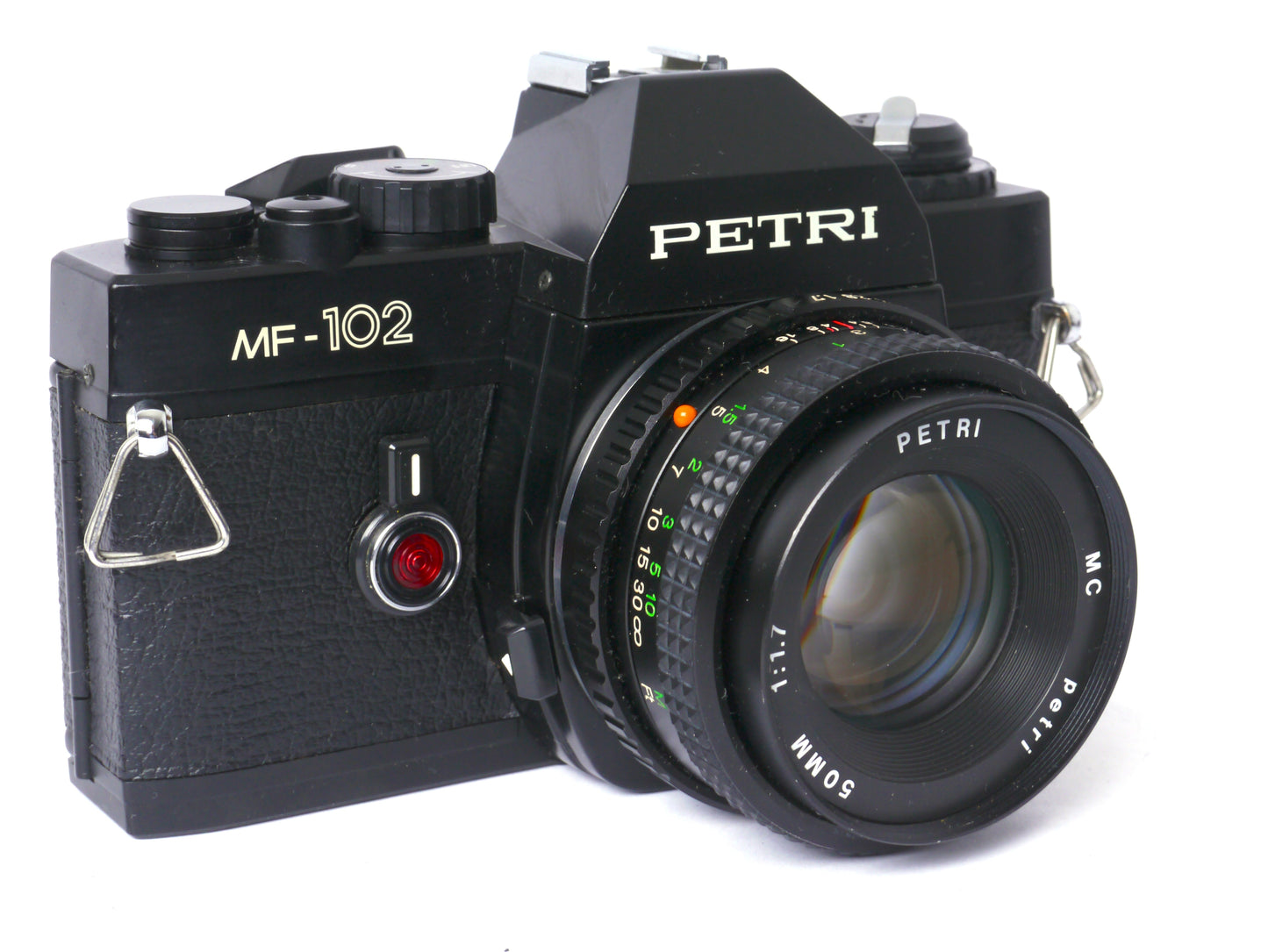 Petri MF-102 mit Petri MF 1,7/50mm MC – sehr gut
